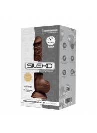 Коричневый фаллоимитатор SILEXD Model 3 7  - 17,5 см. - Adrien Lastic купить с доставкой в интернет-магазине Orgasmix в Томске Коричневый фаллоимитатор SILEXD Model 3 7  - 17,5 см. - Adrien Lastic