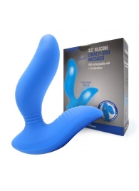 Синий вибромассажер простаты 3,5’’ Curve P-spot Massager - 12 см. - Erokay - в Томске купить с доставкой