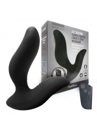 Черный вибромассажер простаты 3,5’’ Remote Control Curve P-spot Massager - 12 см. - Erokay - в Томске купить с доставкой