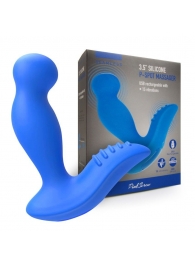 Синий вибромассажер простаты 3,5’’ P-spot Massager - 12,5 см. - Erokay - в Томске купить с доставкой