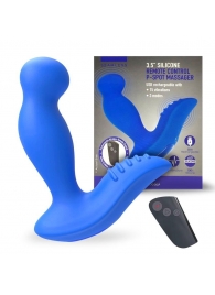 Синий вибромассажер простаты 3,5’’ Remote Control P-spot Massager - 12,5 см. - Erokay - в Томске купить с доставкой