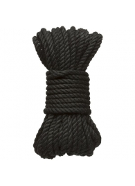 Черная верёвка для связывания и фиксации Bind Tie - 9,14 м. - Doc Johnson - купить с доставкой в Томске