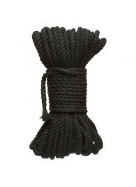 Черная верёвка для связывания и фиксации Bind Tie - 15,24 м. - Doc Johnson - купить с доставкой в Томске