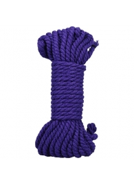 Фиолетовая верёвка для связывания и фиксации Bind Tie - 9,14 м. - Doc Johnson - купить с доставкой в Томске