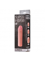 Фаллоудлинитель SUPER HERO Tempter - 16 см. - Lola Games - в Томске купить с доставкой