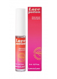 Возбуждающий блеск для губ Love Potion - 8 мл. - Love to Love - купить с доставкой в Томске