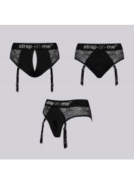 Трусики для фиксации насадок Strap-on-me Harness Lingerie Diva XS - Strap-on-me - купить с доставкой в Томске