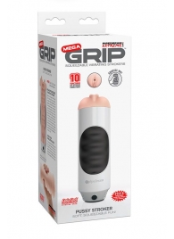 Мастурбатор-вагина Extreme Toyz Mega Grip Vibrating Stroker Mouth - Pipedream - в Томске купить с доставкой