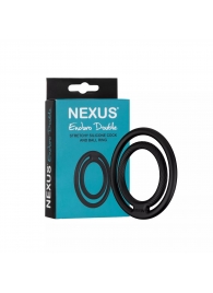 Черное двойное эрекционное кольцо Nexus Enduro Double - Nexus Range - в Томске купить с доставкой