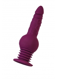 Фиолетовая мини-машина для секса Striker с пультом ДУ - 23,5 см. - ToyFa - купить с доставкой в Томске Фиолетовая мини-машина для секса Striker с пультом ДУ - 23,5 см. - ToyFa - купить с доставкой в Томске