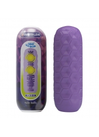 Фиолетовый мастурбатор Venus-X Twin balls - Baile - в Томске купить с доставкой