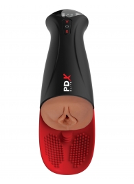Мастурбатор-вагина в колбе с вибрацией Fuck-O-Matic Pro XL - Pipedream - в Томске купить с доставкой