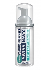 Очищающая пенка для игрушек и тела Toy   Body Cleaner Foamer - 47 мл. - Swiss navy - купить с доставкой в Томске