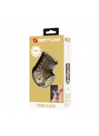 Дымчатая насадка на пенис и мошонку - Baile - в Томске купить с доставкой