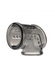 Дымчатая насадка на пенис и мошонку - Baile - в Томске купить с доставкой