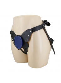 Синие трусики харнесс с платформой Caludio II - Baile купить в Томске с доставкой в Orgasmix.ru Синие трусики харнесс с платформой Caludio II - Baile - купить с доставкой в Томске