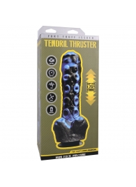Черно-синяя мини-машина на присоске Tendril Thruster - 21,6 см. - Doc Johnson - купить с доставкой в Томске