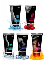 Набор из 5 лубрикантов JUJU (увлажняющий, Hot+, Long, Anal, малина) - JuJu - купить с доставкой в Томске Набор из 5 лубрикантов JUJU (увлажняющий, Hot+, Long, Anal, малина) - JuJu - купить с доставкой в Томске