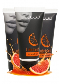 Набор из 3 съедобных лубрикантов JUJU со вкусом грейпфрута - JuJu - купить с доставкой в Томске Набор из 3 съедобных лубрикантов JUJU со вкусом грейпфрута - JuJu - купить с доставкой в Томске