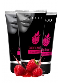 Набор из 3 съедобных лубрикантов JUJU со вкусом малины - JuJu - купить с доставкой в Томске Набор из 3 съедобных лубрикантов JUJU со вкусом малины - JuJu - купить с доставкой в Томске