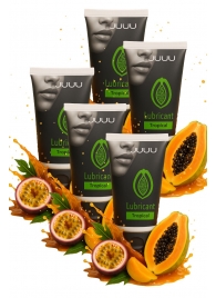Набор из 5 съедобных лубрикантов JUJU со вкусом тропических фруктов - JuJu - купить с доставкой в Томске Набор из 5 съедобных лубрикантов JUJU со вкусом тропических фруктов - JuJu - купить с доставкой в Томске