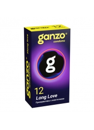 Презервативы с анестетиком для продления удовольствия Ganzo Long Love - 12 шт. - Ganzo - купить с доставкой в Томске