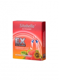 Стимулирующая насадка Sitabella Extender  Клубника - Sitabella - купить с доставкой в Томске