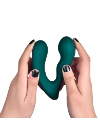 Темно-бирюзовый вибромассажер простаты Solstice X - Magic Motion - в Томске купить с доставкой