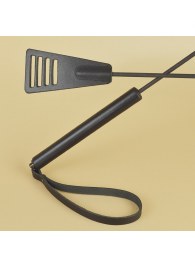 Черный кожаный стек «Сириус» - 60 см. - Sitabella - купить с доставкой в Томске