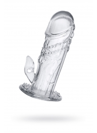 Прозрачная насадка на пенис Uco - 13 см. - A-toys - в Томске купить с доставкой