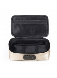 Золотистая сумочка для хранения игрушек Discreet Box - Dorcel - купить с доставкой в Томске