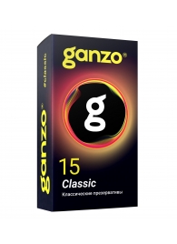 Классические презервативы с обильной смазкой Ganzo Classic - 15 шт. - Ganzo - купить с доставкой в Томске