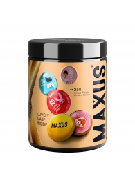Точечные презервативы MAXUS 2000 Amazing Dots с железным кейсом - 15 шт. - Maxus - купить с доставкой в Томске