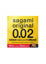Презерватив увеличенного размера Sagami Original 0.02 XL-size - 1 шт. - Sagami - купить с доставкой в Томске Презерватив увеличенного размера Sagami Original 0.02 XL-size - 1 шт. - Sagami - купить с доставкой в Томске