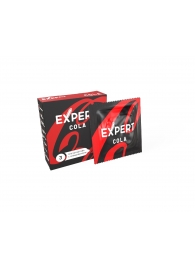 Презервативы с ароматом колы Expert Cola - 3 шт. - Expert - купить с доставкой в Томске