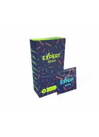 Светящиеся в темноте презервативы Expert Neon - 15 шт. - Expert - купить с доставкой в Томске