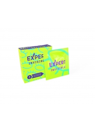 Ультратонкие презервативы Expert Invisible - 3 шт. - Expert - купить с доставкой в Томске
