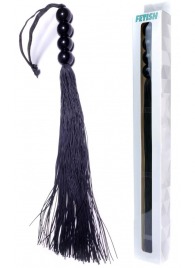 Черная силиконовая плеть - 37 см. - Boys of Toys - купить с доставкой в Томске