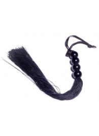 Черная силиконовая плеть - 37 см. - Boys of Toys - купить с доставкой в Томске