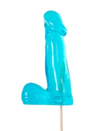 Голубой леденец в форме члена со вкусом блю кюрасао - 173 гр. - Sosuчki - купить с доставкой в Томске Голубой леденец в форме члена со вкусом блю кюрасао - 173 гр. - Sosuчki - купить с доставкой в Томске