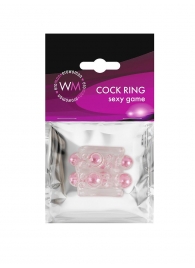 Прозрачная насадка на пенис с цветными шариками - Erowoman-Eroman - в Томске купить с доставкой Прозрачная насадка на пенис с цветными шариками - Erowoman-Eroman - в Томске купить с доставкой