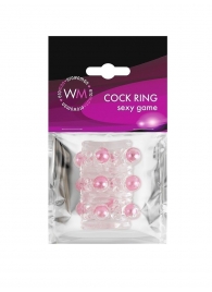 Прозрачная сквозная насадка на пенис с цветными шариками - Erowoman-Eroman - в Томске купить с доставкой Прозрачная сквозная насадка на пенис с цветными шариками - Erowoman-Eroman - в Томске купить с доставкой