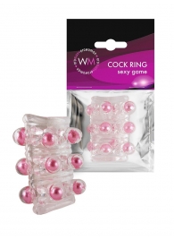 Прозрачная сквозная насадка на пенис с цветными шариками - Erowoman-Eroman - в Томске купить с доставкой Прозрачная сквозная насадка на пенис с цветными шариками - Erowoman-Eroman - в Томске купить с доставкой