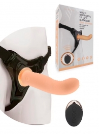 Женский вибрострапон со съемной насадкой и пультом ДУ - Erokay - купить с доставкой в Томске