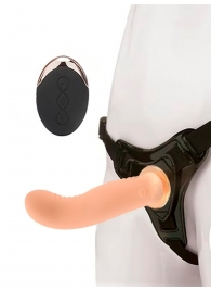 Женский вибрострапон со съемной насадкой и пультом ДУ - Erokay - купить с доставкой в Томске