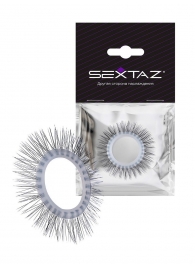 Круглое эрекционное кольцо с «ресничками» - Sextaz - в Томске купить с доставкой