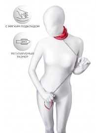 Красный ошейник с подкладкой из меха - ToyFa - купить с доставкой в Томске