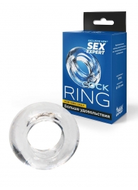 Прозрачное эрекционное кольцо-бублик - Sex Expert - в Томске купить с доставкой