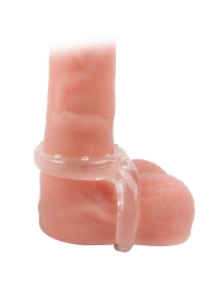 Прозрачное двойное эрекционное кольцо - Sex Expert - в Томске купить с доставкой