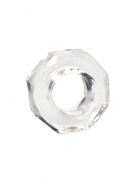 Прозрачное эрекционное кольцо в форме гайки - Sex Expert - в Томске купить с доставкой